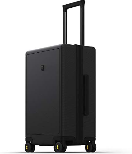 LEVEL8 Night Light Luggage, Black, 20 inch Handheld Luggage
