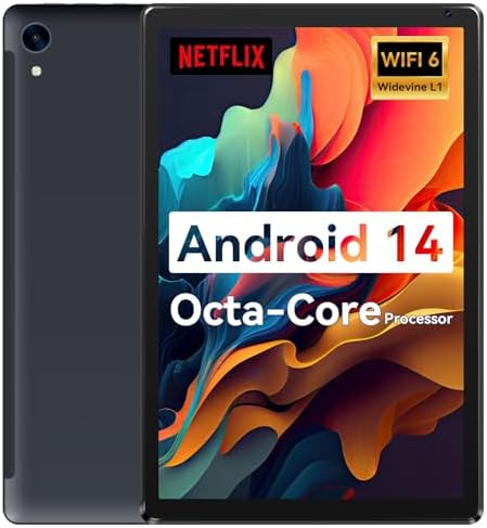Tablet,10.1&#34; Android Tablet with Octa-core Processor 10GB RAM 128GB ROM HD IPS Touchscreen 8H Battery, Wi-Fi 6, BT 5.0, Dual Camera, Google Tablets 2025