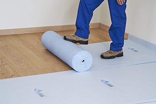 KORUSER Temporary Floor Protection 36\u2019\u2019 x 100\u2019 - Anti Slip, Easily Applied Save Your Time - 100% Paint Proof \u2013 Reusable Material,Coverage of 300 sqft!