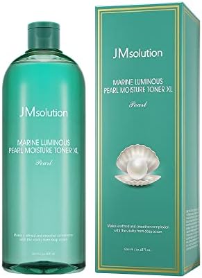 JMsolution Marine Luminous Pearl Moisture Toner X-Large 20.28 fl oz - Korean Skincare for Hydration &amp; Radiance