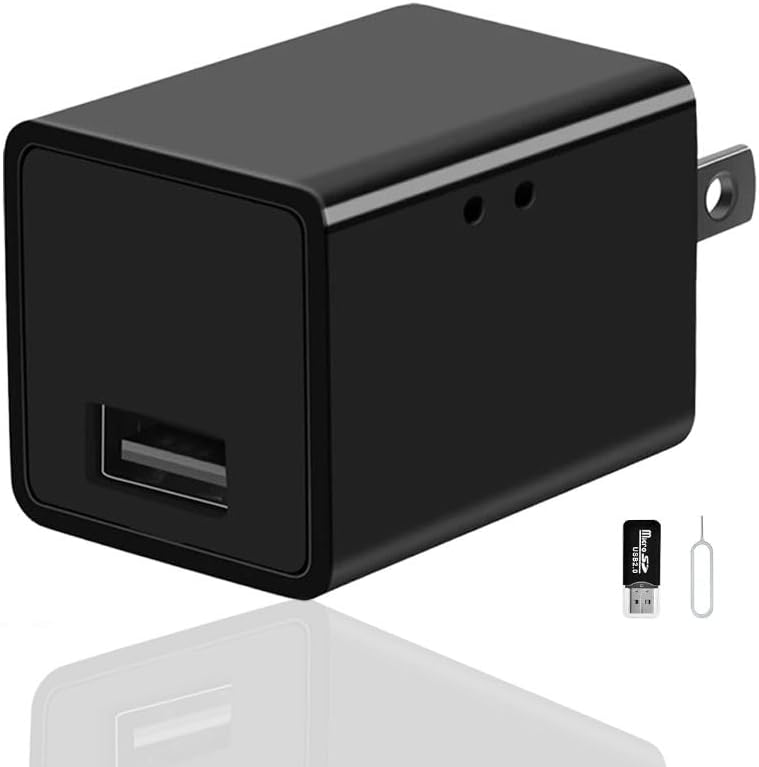 Wireless Smart Spy USB Charger 1080P Hidden Home Security Camera Detector WiFi Surveillance Motion Detection