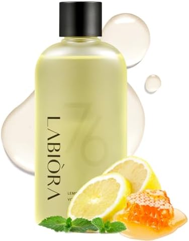 Labiora Lemon Honey Vitamin Essence Toner for Face \u2013 Hydrating &amp; Soothing Facial Toner with Niacinamide, Vitamins C &amp; E, Herbal Extracts for Refreshed, Dewy Skin, Korean Skin Care, 7.1 fl