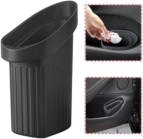 BMZX Car Trash Can Trash Bin, Accessories for Interior Mini Garbage Can, Car Door Trash Can,Multifunctional Organizers and Storage, Home and Office