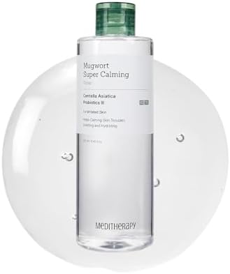 Mugwort Super Calming Toner - Korean Hydrating Toner for face, Purifying Mugwort Essence, Soothing, Calming, Refreshing Facial Toner for Oily, Dry, and Sensitive Skin, Daily Skin Care, 8.45 fl.oz