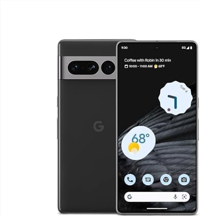 Google Pixel 7 Pro - 5G Android Phone - Unlocked Smartphone with Telephoto\/Wide Angle Lens, and 24-Hour Battery - 128GB - Obsidian