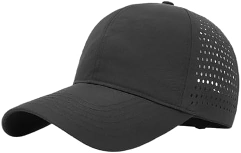 Gelante Men Women Waterproof Quick Dry Baseball Cap Run Hats Mesh Lightweight for Outdoor Sports