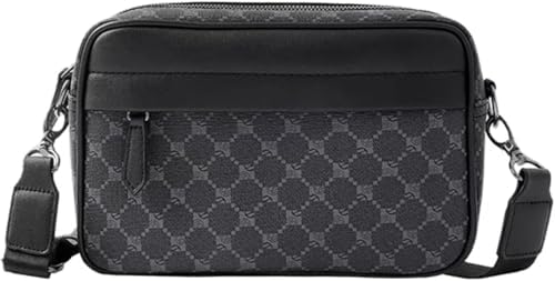 Men&#39;s Small Shoulder Bag,Multi Pocket Cross Body Bag,Messenger Bag,Durable Wear-resistant and Waterproof for Work and Travel.