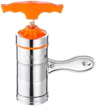 Noodle machine, small manual noodle maker for household use, cooking tool for naked oat flour, multifunctional stainless noodle press machine, plastic cutting knife for household use