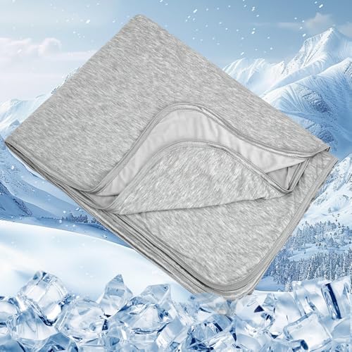Cooling Blankets for Hot Sleepers, Summer Blanket Thin Lightweight Breathable Soft Cold Blanket for Sleeping Summer, Absorbs Heat to Keep Body Cool for Night Sweats Adults Children (Twin 60&#34; x 80&
