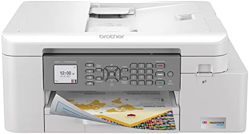 Brother MFC-J4335DW INKvestment Tank Wireless All-in-One Color Inkjet Printer, Up to 1-Year of Ink in-Box, Duplex Printing, Mobile and Cloud Print, Works with Alexa