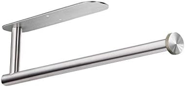 Paper Towel Holders for Kitchen,Paper Towels Bulk- Self-Adhesive Under Cabinet,Both Available in Adhesive and Screws,Stainless Steel