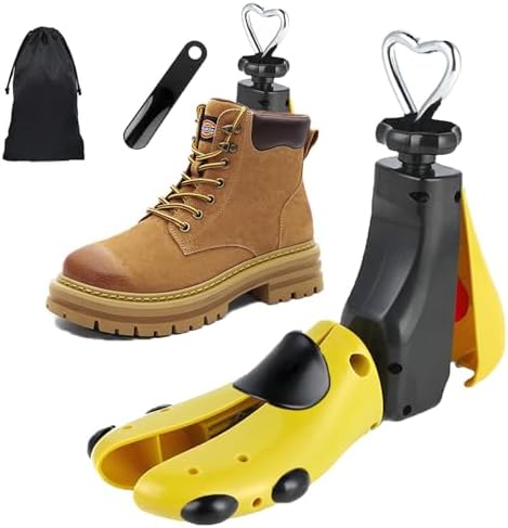 Tigcent Shoe Stretcher Men Women, Boot Stretcher Women Men Shoe Tree Adjustable Shoe Stretcher Wide Feet (Pack of 1)