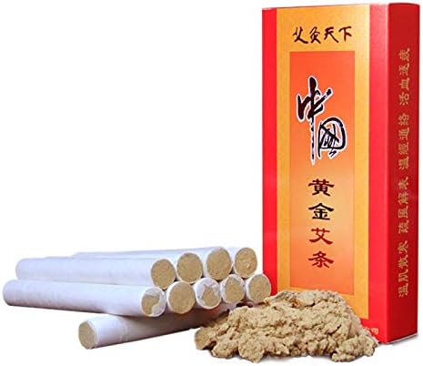 10PCS/Box Chinese Herb Moxibustion Stick Moxa Stick 15:1 3 Year Chen High Purity Moxibustion Roll