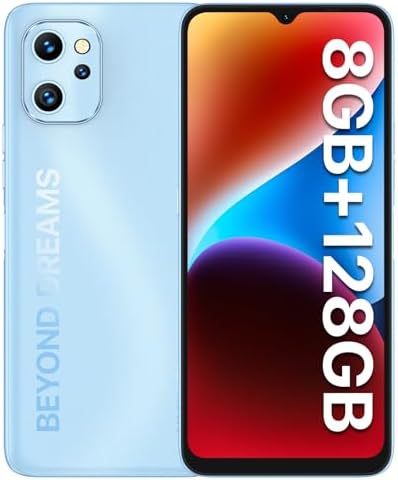 UMIDIGI Cell Phone, F3 8GB+128GB Smartphone Unlocked, 48MP AI Triple Camera, 6.7inch HD Full Screen, 5150mAh Battery,18W Fast Charging, Android 11 Phone Unlock, Type-C,4G Dual SIM, NFC