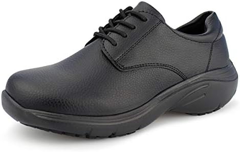 Hawkwell Women&#39;s Slip Resistant Lightweight Nursing Shoes Comfortable Lace Up Work Shoes