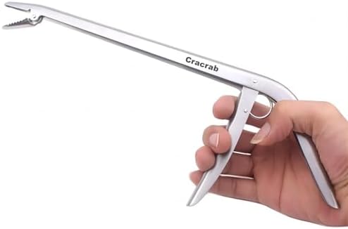 Cracrab Fish Hook Remover Tool Stainless Steel Fish Dehooker Freshwater Saltwater Fishing Pliers 11-1\/2 inch