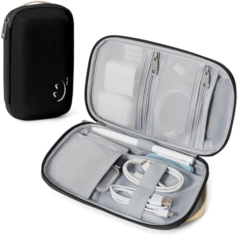 Travelkin Travel Cord Organizer, Small Electronic Organizer Travel Case, Cable Organizer Bag For Cords,Chargers Phone, Sd Card,Usbs