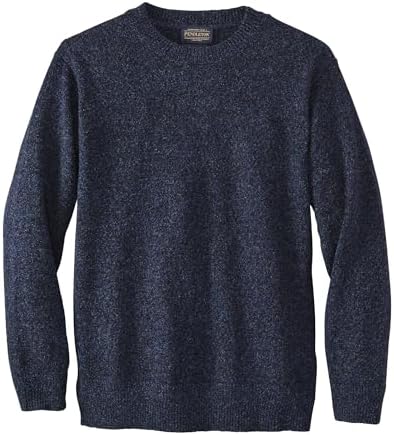 Pendleton Men&#39;s Shetland Wool Pullover Men&#39;s Sweater \u2013 Classic Crewneck for Men, Naturally Warm, Odor and Stain-Resistant