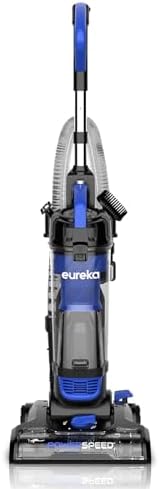 Eureka Lightweight Powerful Upright Vacuum Cleaner for Carpet and Hard Floor, PowerSpeed, New Model,Blue,black\/New Model