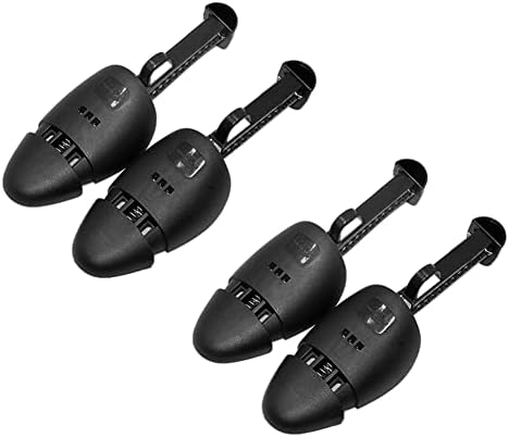 FONHERILI WAJJ 2 pairs upgraded practical adjustable length men's shoe tree stretcher shaping support (tension black)