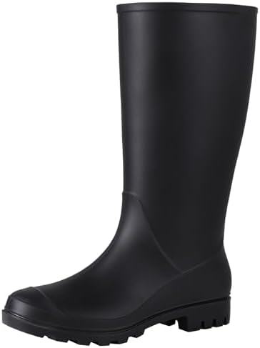 Asgard Women\u2019s Tall Rain Boots Waterproof Knee High Rainboots Rubber Garden Boots