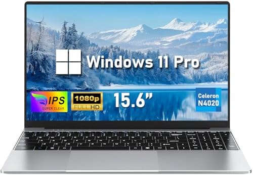 NIAKUN 15.6&#39;&#39; Laptop Computer, N4020 Processor Laptops with 8GB RAM, 256GB SSD,15.6 inch FHD 1920 * 1080 Display, WIFI5, BT5.0, Windows 11 Pro