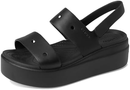 Crocs Women&#39;s Brooklyn 4u Low Wedges Sandal