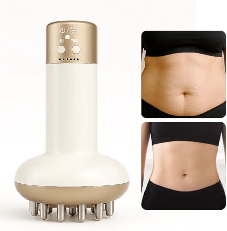 Yuonry Lymphatic Drainage Massager &amp; Anti Cellulite Massage Tool, Reduce Stretch Marks &amp; Cellulite, for Legs, Arms &amp; Belly, Body Sculpting Machine with Microcurrent, Light, Heat &amp; Vibr