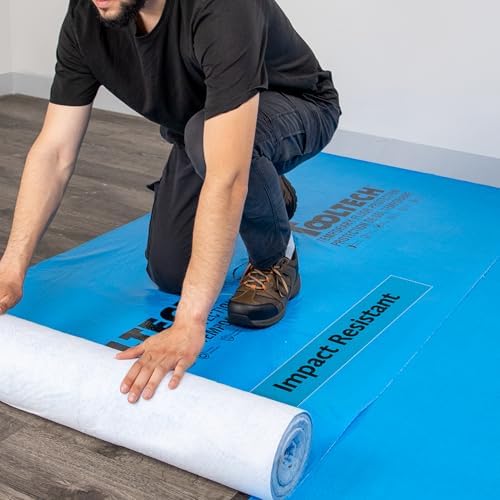 Temporary Floor Protection for Renovation, Painting, Construction - 40&#34; x 45 ft, Covers 150 sqft
