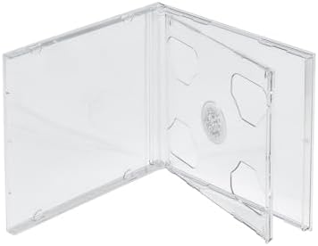 10 STANDARD Clear Double CD Jewel Case
