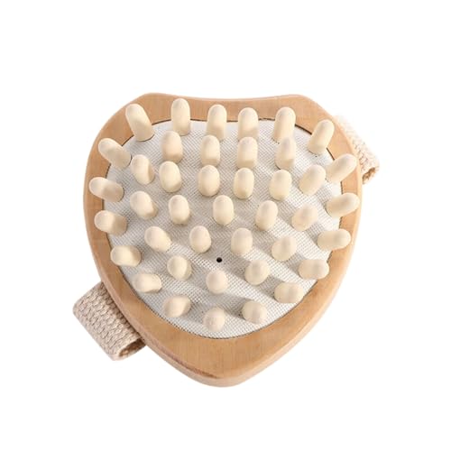 Wooden massager, Neck and Back comb Massager, manual roller massage tool, portable meridian massager Natural Massage comb Stick Tools ChuWenSheng475