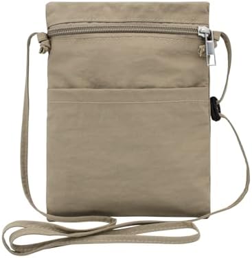 WisePoint Ultralight Crossbody Phone Purse, Nylon Small Phone Purse Cell Phone Purse, Smartphone Crossbody Bag with Zipper