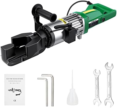 Anbull 1100W Electric Rebar Bender,Hydraulic Rebar Bending Machine Bending up to 3\/4 Inch #6 20mm Rebar, Rebar Bending Angle 0-100 Degrees