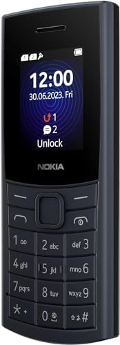 Nokia 110 4G  Dual SIM  GSM Unlocked Mobile Phone  Volte  Blue  International Version  Not AT&amp;T\/Cricket\/Verizon Compatible