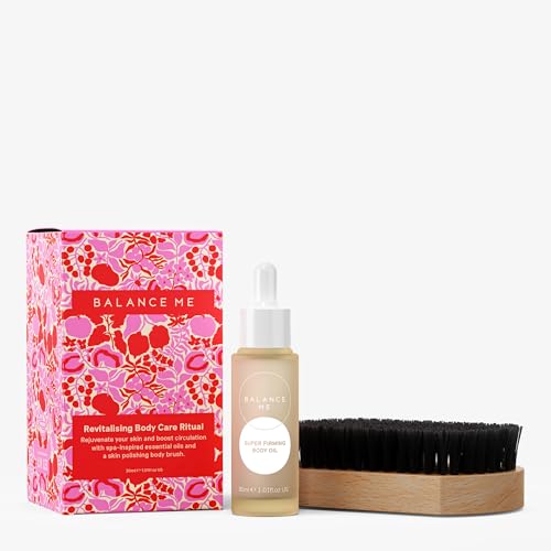 Balance Me Revitalising Body Care Ritual Set, Body Skin Care Products for Self Care, Spa at Home Experience