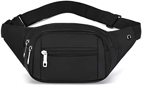 DAITET Crossbody Fanny Pack for Men&amp;Women,Large Waist Bag &amp; Hip Bum Bag with Adjustable Strap for Outdoors Workout Traveling Casual Running Hiking Cycling