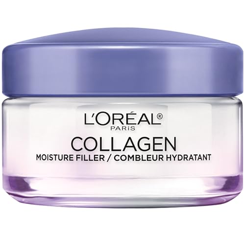 L\u2019Oreal Paris Collagen Daily Face Moisturizer, Anti Aging Face Cream to Reduce Wrinkles and Provide Intense Hydration, 1.7 oz