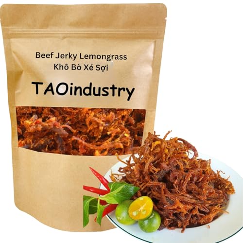 Shredded Beef Jerky, Original Flavor, 6oz Bag, Khô Bò Sợi, Vietnamese