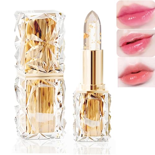Biboyan Transferproof Color Changing Lipstick,Color Changing Lip Stick for Women Long Lasting，Moisturizing Glossy Shine,Deep Nourishment (1pcs-A)