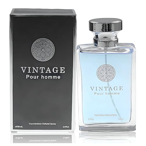 AFLUXE Cologne for Men Vintage Pour Hommer Scent Men &#39;s Perfume With Fresh Notes Long Lasting 3.4 Fl Oz Fragrance for Daily Used