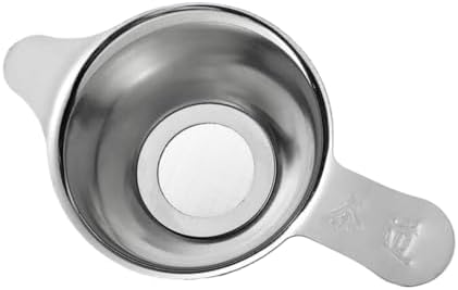Kitchen The cooking Tool Accessories 不锈钢无磁双耳网鸭嘴茶滤茶漏 茶道茶具配件茶叶过滤器滤网