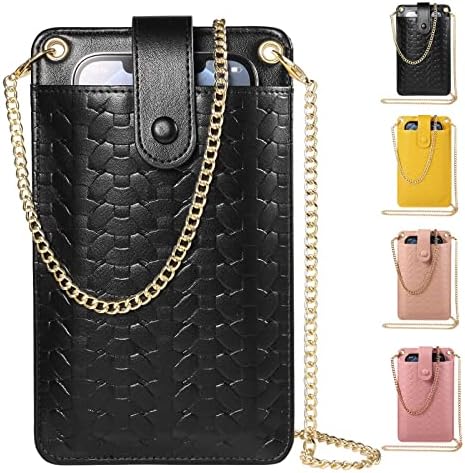 YICHEEY Cell Phone Purse Wallet Small Crossbody Bags Mini Shoulder Bag with Card Slot for iPhone 16 Pro Max Galaxy S25+