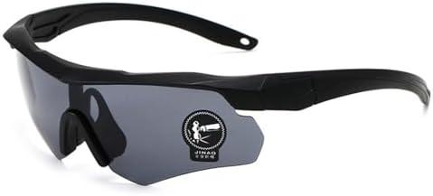 KAYNO Men's Outdoor Sports Sunglasses Bicycle Windproof Glasses Outdoor Fishing Sunglasses Riding Women's Sunshade Glasses, 15.2 * 4.5cm, Gray