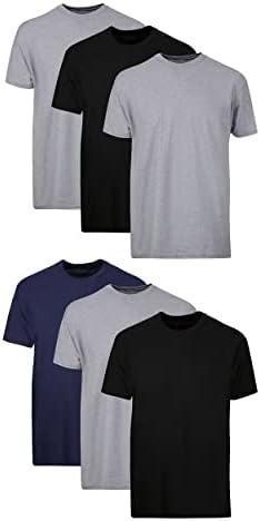 Hanes Packs, Stay-Tucked Soft Cotton, Best Undershirts for Men, White\/Black\/Asstd Multipacks