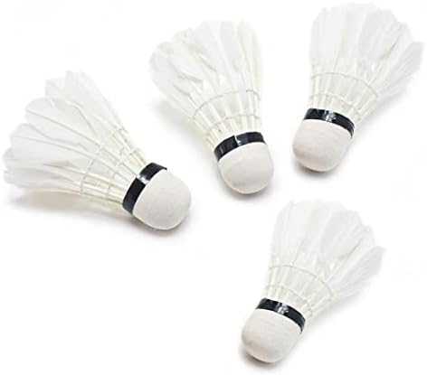 Bringsine 4pcs LED Badminton Shuttlecock Dark Night Glow Birdies Lighting for Indoor Sports Activities