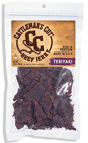 Cattleman&#39;s Cut Teriyaki Beef Jerky, 10 Ounce