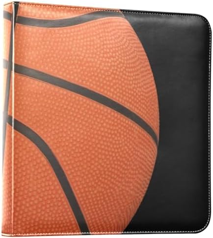 Fisyme Basketball Photo Album Self Adhesive DIY Scrapbook Album for 2x3 4x6 5x7 6x8 Pictures 20 Pages Memory Book for Family Wedding