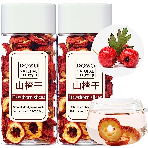 DOZO Dried Hawthorn Berries Hawthorn Berry tea 8.46oz\/240g Hawthorn Slices Shanzha 无核 山楂 山楂干 山楂片