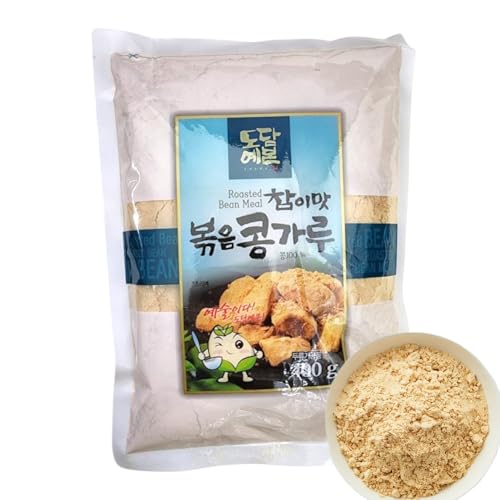 Korean Roasted Bean Powder Roasted Soybean Flour SOYBEAN 100% for Soy Milk, Asian Cooking, Baking 400g 볶음 콩가루