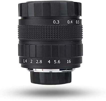 CCTV Lens for C Mount, 50mm f\/1.4 Closed Circuit TV Lens Manual Fixed Focal Lens Macro Photography Camera Accessory, C Mount for for for Fujifilm Default